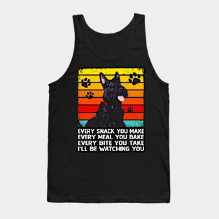 Whisker Whispers Terrier Every Snack You Make Statement Tee Extravaganza Tank Top